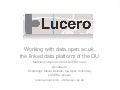 Working with data.open.ac.uk, the Linked Data Platform of the Open University