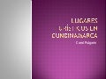 Lugares turísticos en cundinamarca