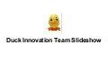 tips for presentations by the duck team