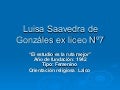 Luisa Saavedra De GonzáLes Power