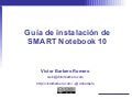 Guía de instalación de SMART Notebook 10