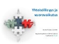 Yhteisöllisyys ja vuorovaikutus