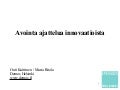 Luova Akateeminen Yrittäjyys Outi Kuittinen & Maria Ritola