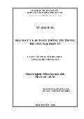 BẢO MẬT VÀ AN TOÀN THÔNG TIN TRONG THƯƠNG MẠI ĐIỆN TỬ