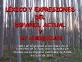 LÉXICO DEL ESPAÑOL ACTUAL