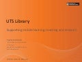 Mobile support for learning, teaching and research at UTS Library