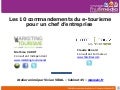 Atelier M2 - Chef d&rsquo;entreprise touristique - Salon e-tourisme Voyage en Multimédia