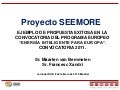 Proyecto SEEMORE · M. Van Bemmelen y Fracesc xandri