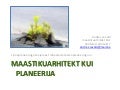 Maastikuarhitekt planeerijana