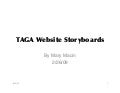Early Attempt at Website Storyboards (Storyboarding)