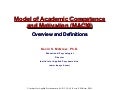 Beyond IQ:  Model of Academic Competence and Motivation (MACM)