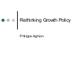 Development Lecture in Honour of Angus Maddison | Rethinking Growth Policy