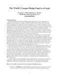 Markopolos Madoff Complaint