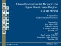 Sulfide mining in Upper Great Lakes