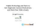 Maine womens network productivity tools presentation