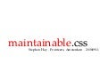 Maintainable CSS