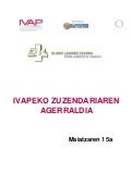 Maite Iruretagoiena IVAPeko zuzendariaren agerraldia Legebiltzarrean 2013-05-15