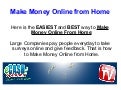 Make Money Online From Home
