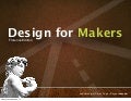 DESIGN FOR MAKERS (Florence Edition)