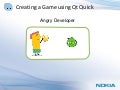 Angry Developer: Creating a Game in QML and JavaScript for MeeGo N9 @iRajLal