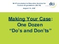 Making Your Case