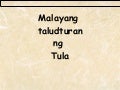 Malayang Taludturan