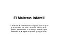 Maltrato infantil alejita carito