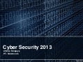 Alfons Tanujaya - Cyber Security 2013