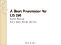 Management/Leadership for LIS 650