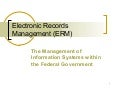 Management Of Information Systems, Part I
