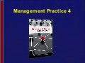 NCV 4 Management Practice Hands-On Support  Slide Show - Module4
