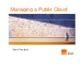 Managing a public cloud