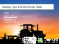 Managing a shared mysql farm dpc11