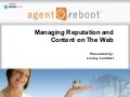 Managing Content & Reputation Online #agentrb
