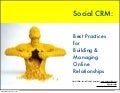 Social CRM: Managing online relationships