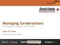 Managing Social Conversations In Social Media   Ses San Jose 2009