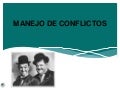 Manejo de conflictos