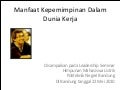 Manfaat kepemimpinan