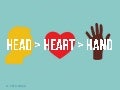 Head > Heart > Hand