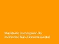 Manifesto Incompleto do ING