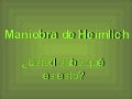 Maniobra Heimlich