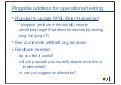 Pingable Address for Operational Testing