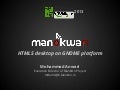 Manokwari: HTML5 desktop built with gnome