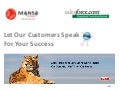 Mansa Systems Customer Voice