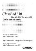 Manual Casio ClassPad 330 español