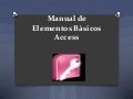 Manual de elementos básicos access