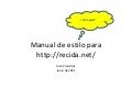 Manual de estilo