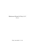 Manual mantenimiento Chery A1