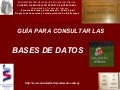 Guía para Consultar las Base de Datos - Registro de Inventario