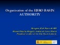 Organisation of the Ebro River Basin Authority